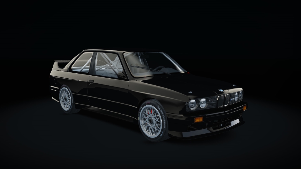 BMW M3 E30 Group A, skin Jet_Black