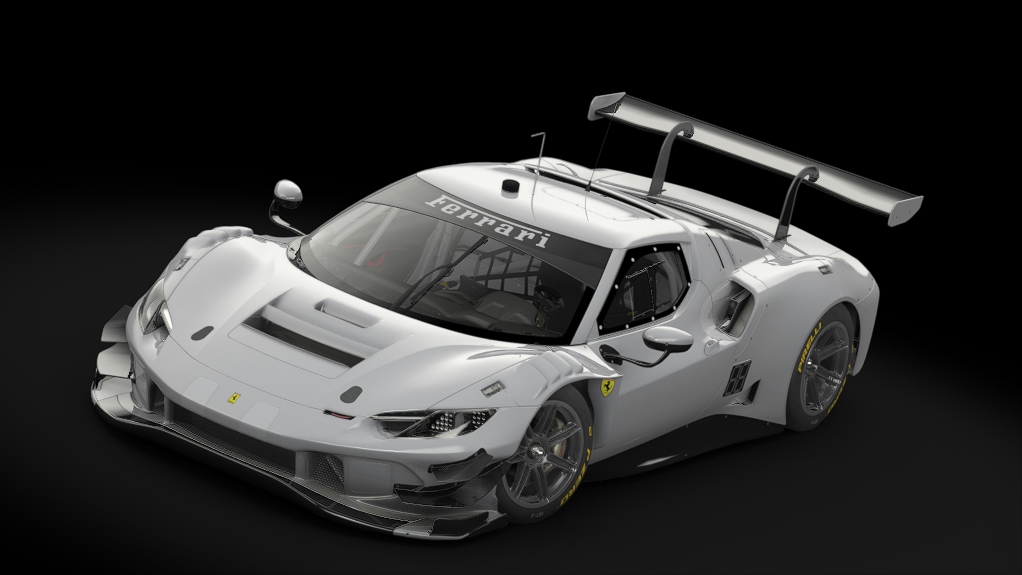 Ferrari 296 GT3, skin Template GTD