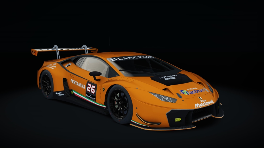 Lamborghini Huracan GT3, skin Racing_Orange_matte