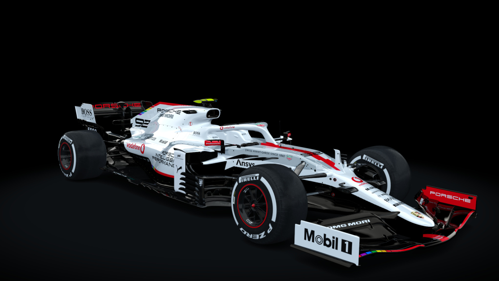 Formula Hybrid 2021, skin Porsche F1 #92