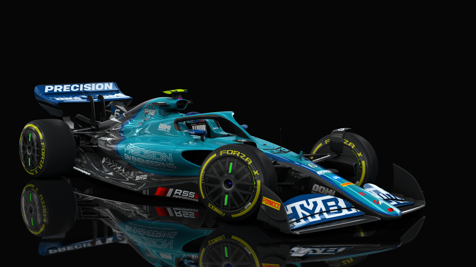 Formula Hybrid X 2022, skin 06_pse_navy_aqua