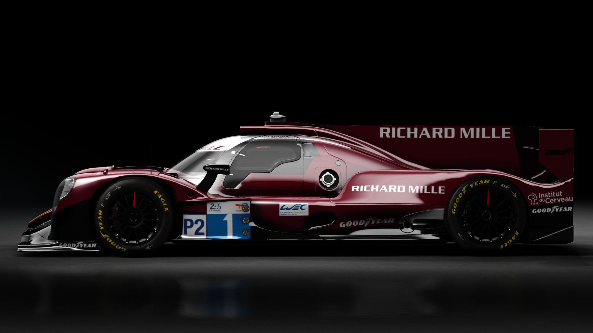 2022 Oreca 07 LMP2, skin 2022 #01 Richard Mille Racing LM24