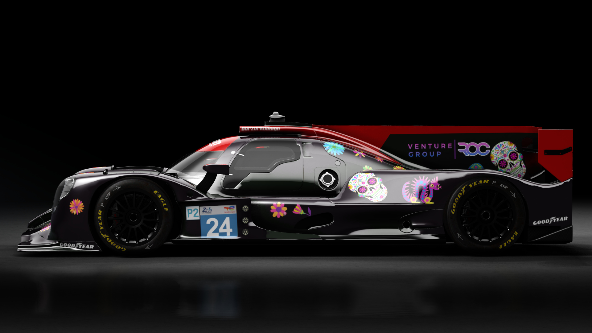 2022 Oreca 07 LMP2, skin 2022 #24 Nielsen Racing LM24