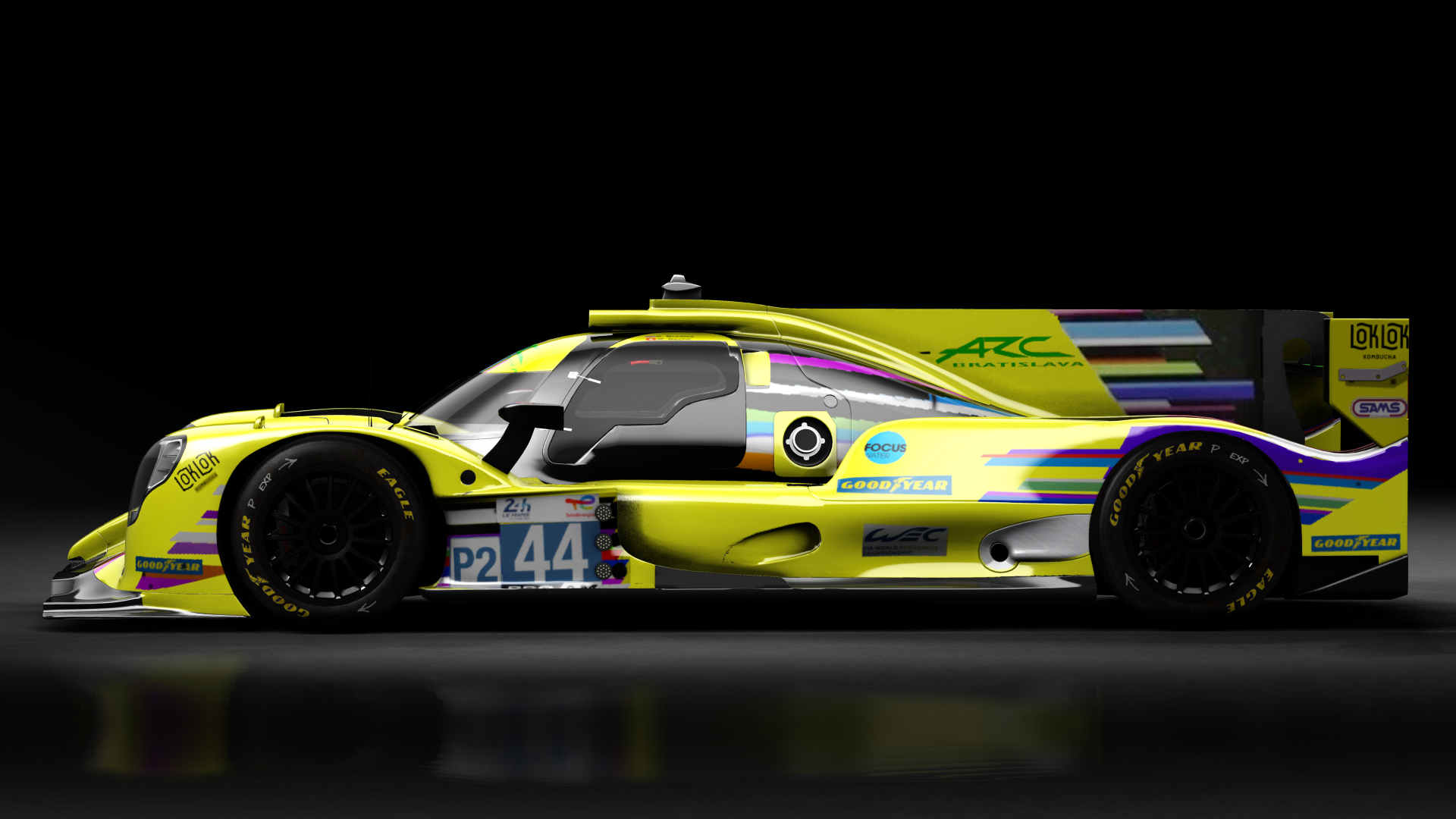 2022 Oreca 07 LMP2, skin 2022 #44 ARC Bratislava LM24