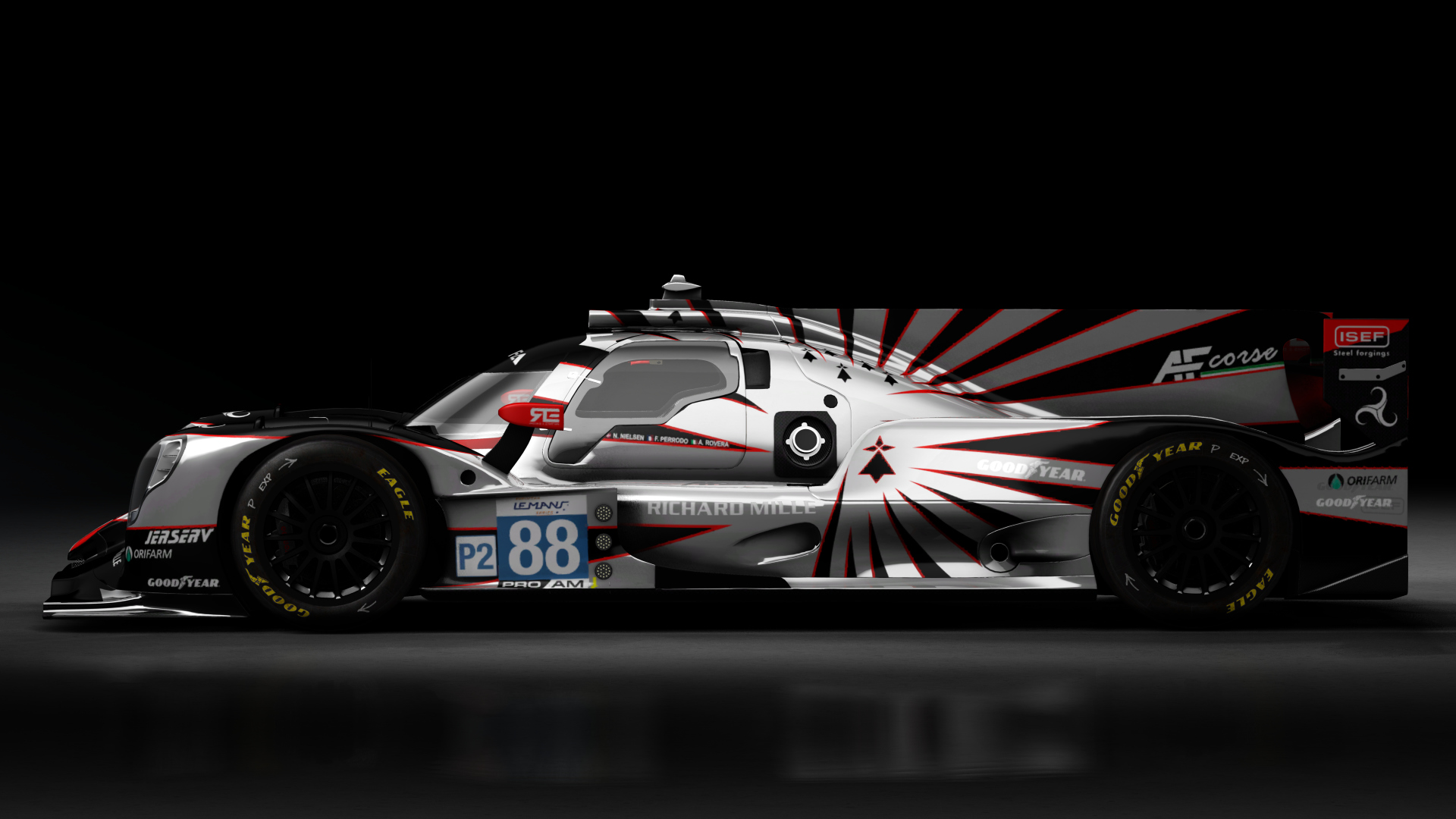 2022 Oreca 07 LMP2, skin 2022 #88 AFCorse ELMS